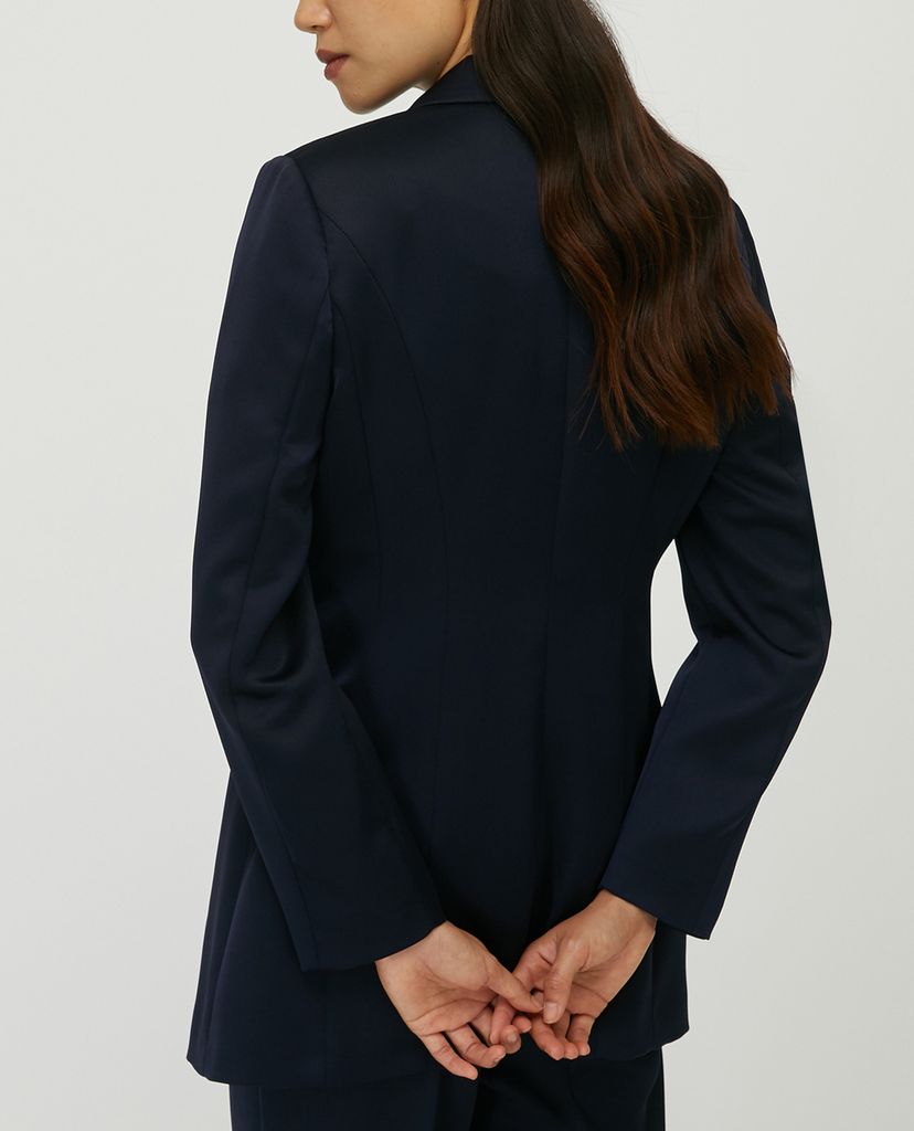 MAX&Co. - Áo blazer nữ tay dài phối nút cài Envers Satin