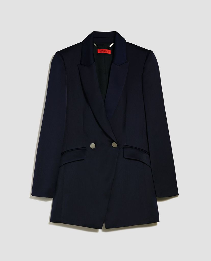 MAX&Co. - Áo blazer nữ tay dài phối nút cài Envers Satin