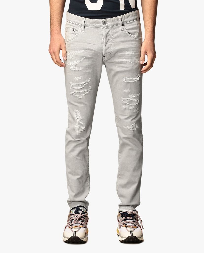 DSQUARED2 - Quần jeans nam phom ôm rách vải bui bặm