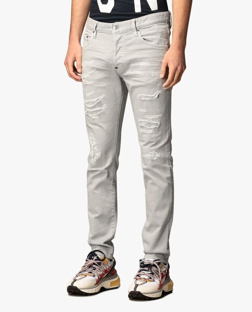 DSQUARED2 - Quần jeans nam phom ôm rách vải bui bặm
