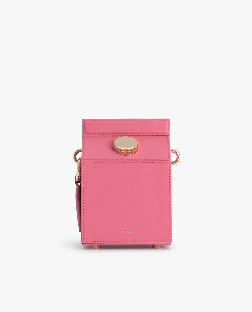 PEDRO - Túi đeo chéo nữ hình hộp Leather Carton