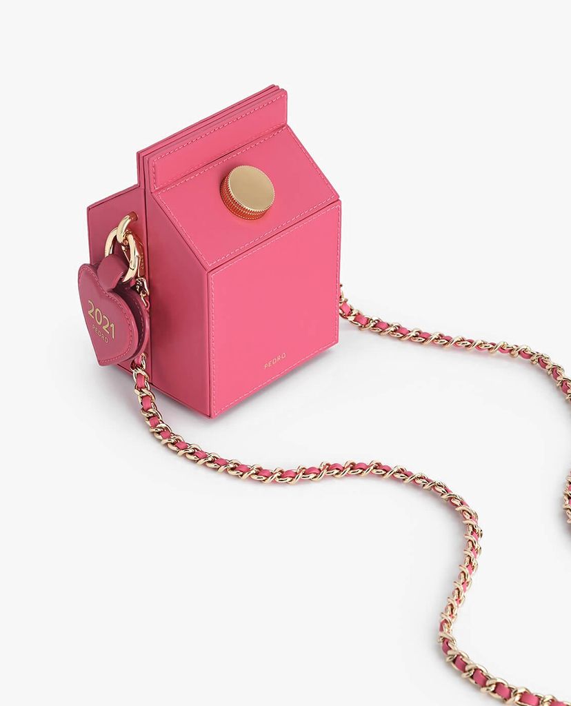 PEDRO - Túi đeo chéo nữ hình hộp Leather Carton