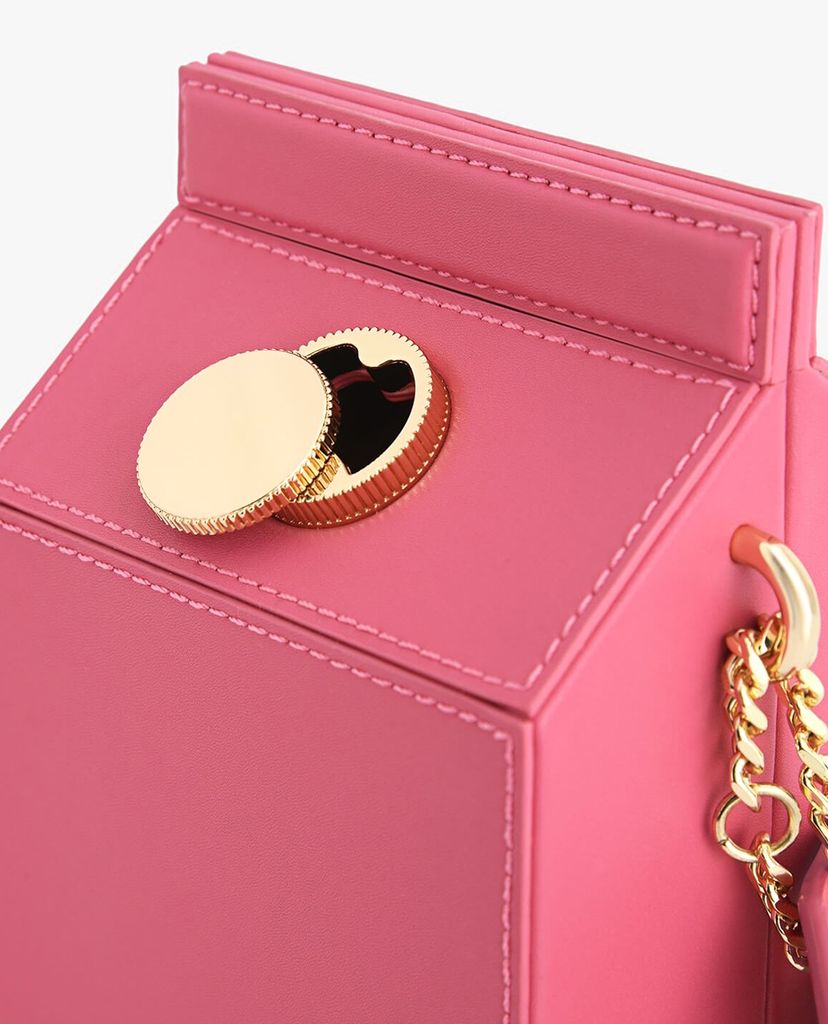 PEDRO - Túi đeo chéo nữ hình hộp Leather Carton
