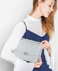 CHARLES & KEITH - Túi đeo vai chữ nhật Quilted Push Lock
