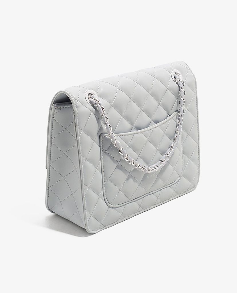 CHARLES & KEITH - Túi đeo vai chữ nhật Quilted Push Lock