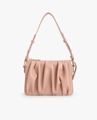 CHARLES & KEITH - Túi đeo vai nữ chữ nhật Beaded Strap Ruched