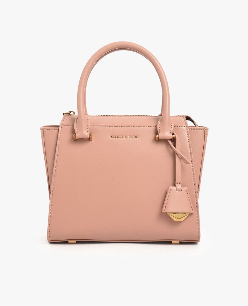 CHARLES & KEITH - Túi xách tay nữ chữ nhật Structured Trapeze