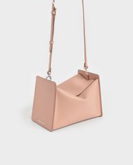 CHARLES & KEITH - Túi xách tay nữ hình hộp chữ nhật Slouchy Top