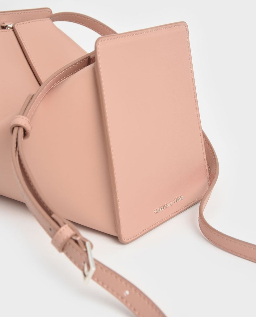 CHARLES & KEITH - Túi xách tay nữ hình hộp chữ nhật Slouchy Top