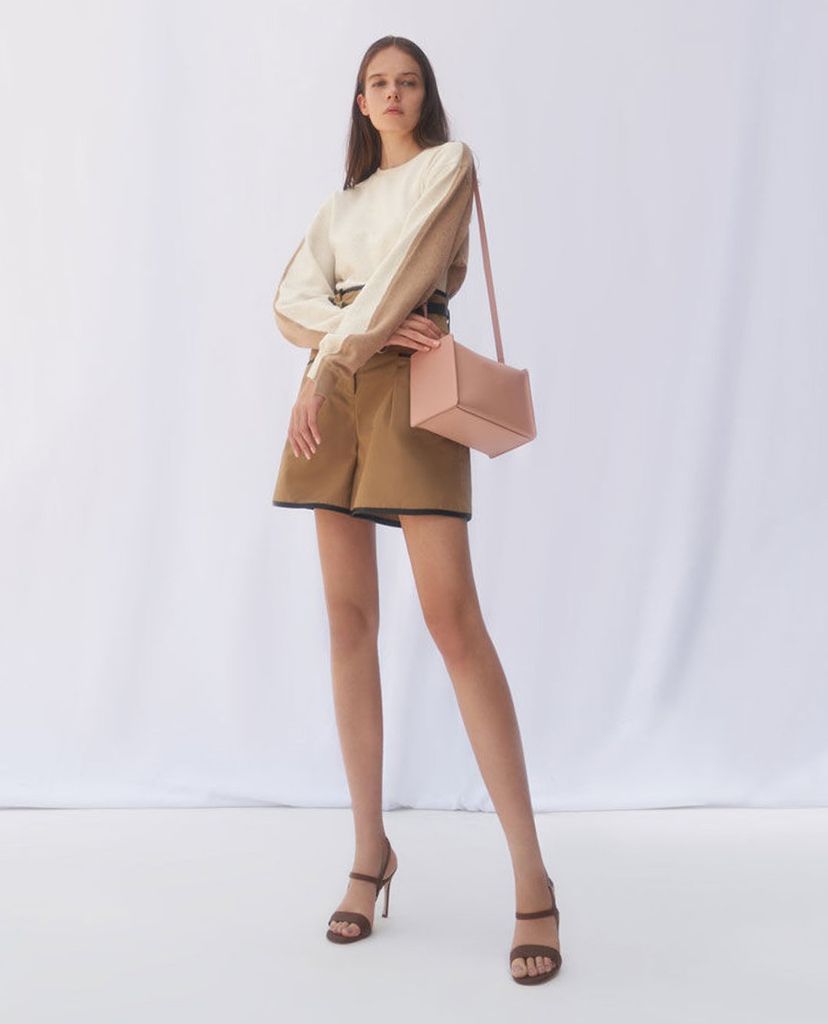CHARLES & KEITH - Túi xách tay nữ hình hộp chữ nhật Slouchy Top