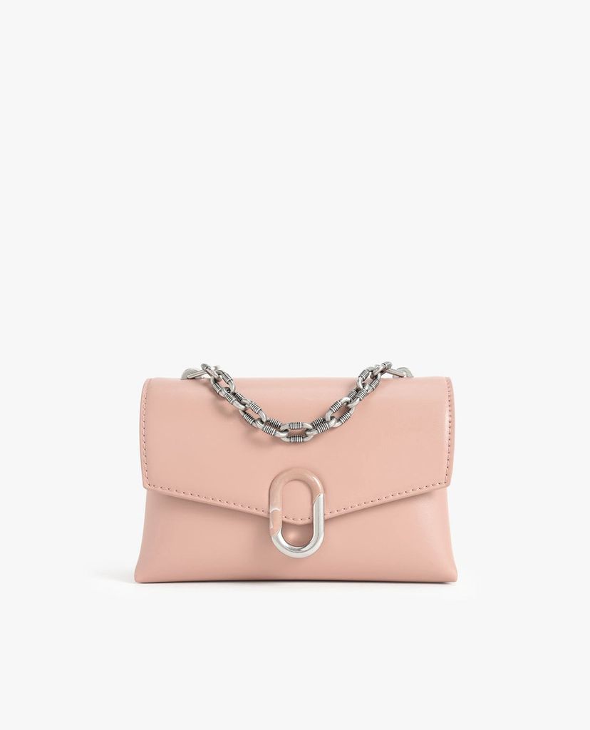 CHARLES & KEITH - Túi đeo chéo nữ phối cùng dây đeo thời trang