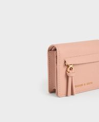 CHARLES & KEITH - Ví đựng name card nữ Snap Button
