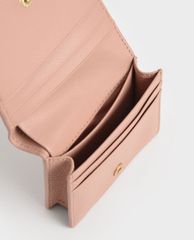 CHARLES & KEITH - Ví đựng name card nữ Snap Button