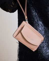 CHARLES & KEITH - Ví đựng name card nữ Wristlet