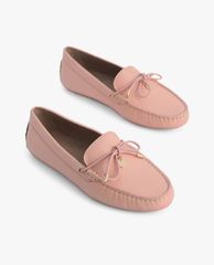 PEDRO - Giày lười nữ mũi tròn Textured Leather Bow