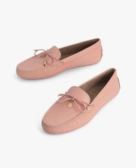 PEDRO - Giày lười nữ mũi tròn Textured Leather Bow