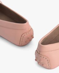 PEDRO - Giày lười nữ mũi tròn Textured Leather Bow