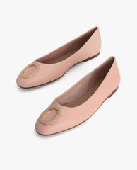 PEDRO - Giày đế bệt mũi tròn Leather Ballerina