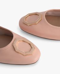 PEDRO - Giày đế bệt mũi tròn Leather Ballerina