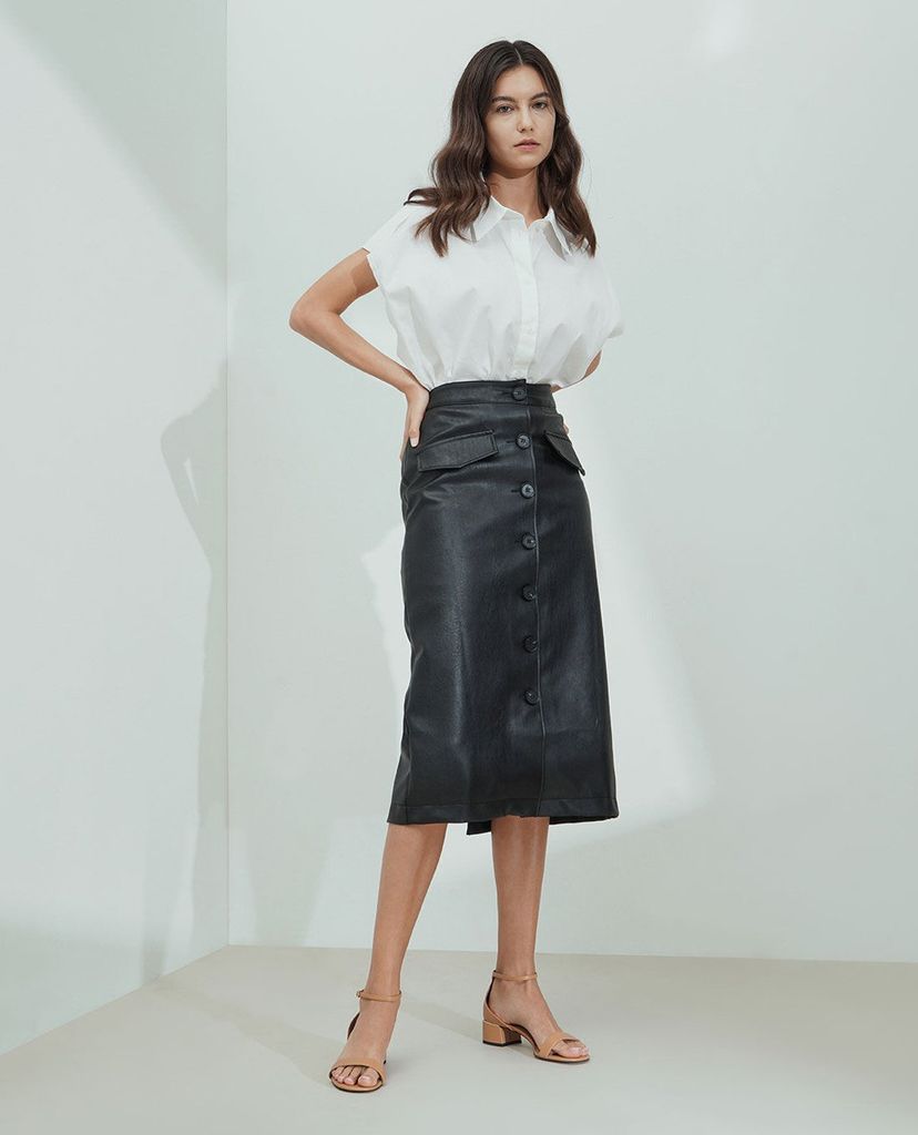 CHARLES & KEITH - Giày sandal cao gót hở mũi Ankle Strap