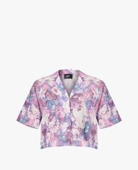 GIGI - Áo croptop nữ cổ bẻ tay ngắn thời trang Collar Camp