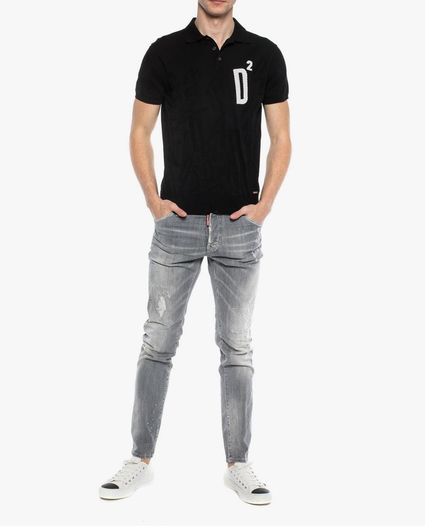 DSQUARED2 - Quần jeans nam skinny Paint Drip