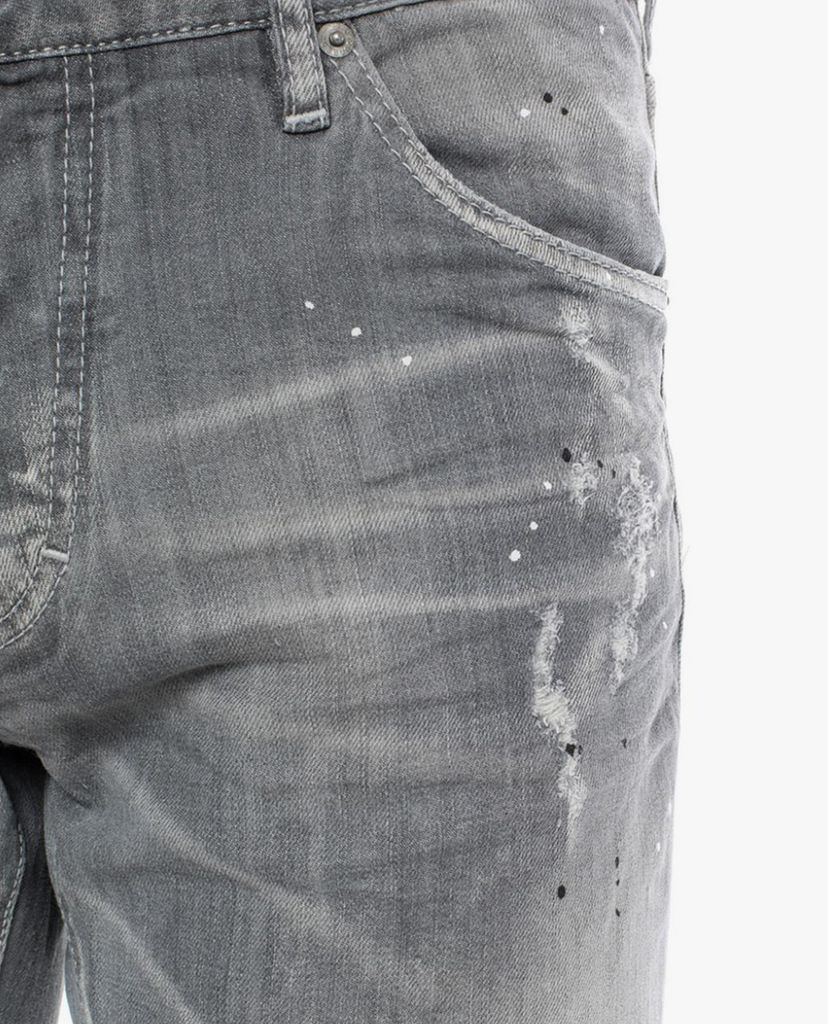 DSQUARED2 - Quần jeans nam skinny Paint Drip