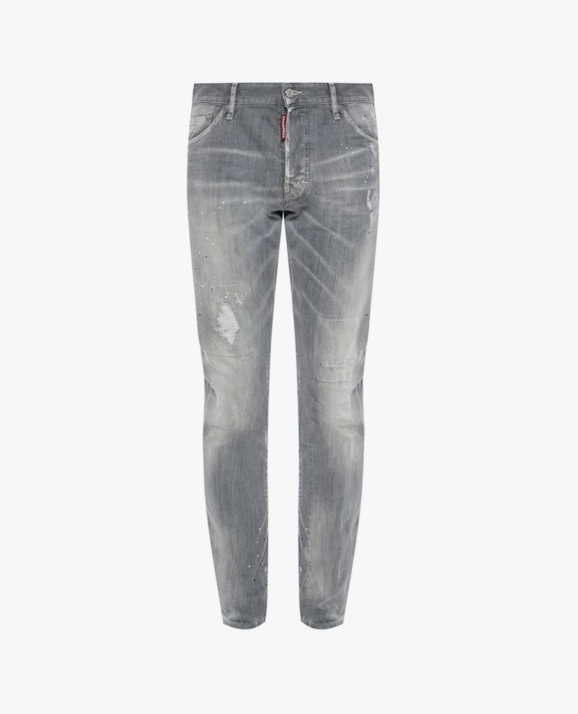 DSQUARED2 - Quần jeans nam skinny Paint Drip