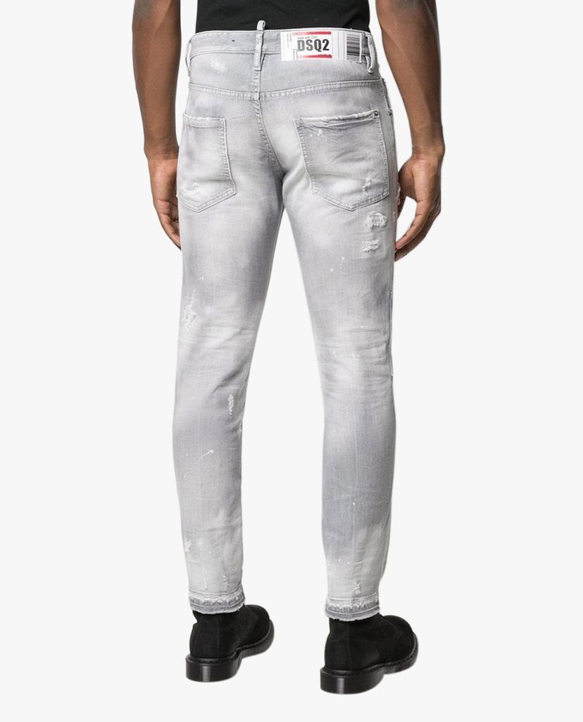 DSQUARED2 - Quần jeans nam denim rách vải phom skinny thời trang