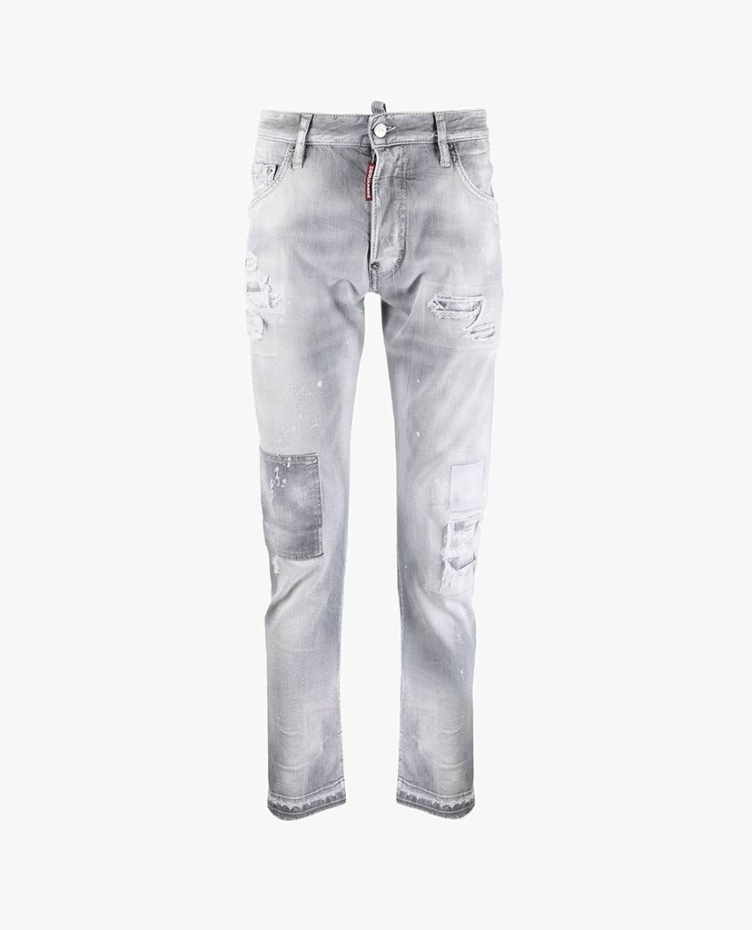 DSQUARED2 - Quần jeans nam denim rách vải phom skinny thời trang