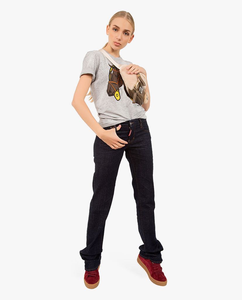 DSQUARED2 - Áo thun nữ ngắn tay Loose Fit