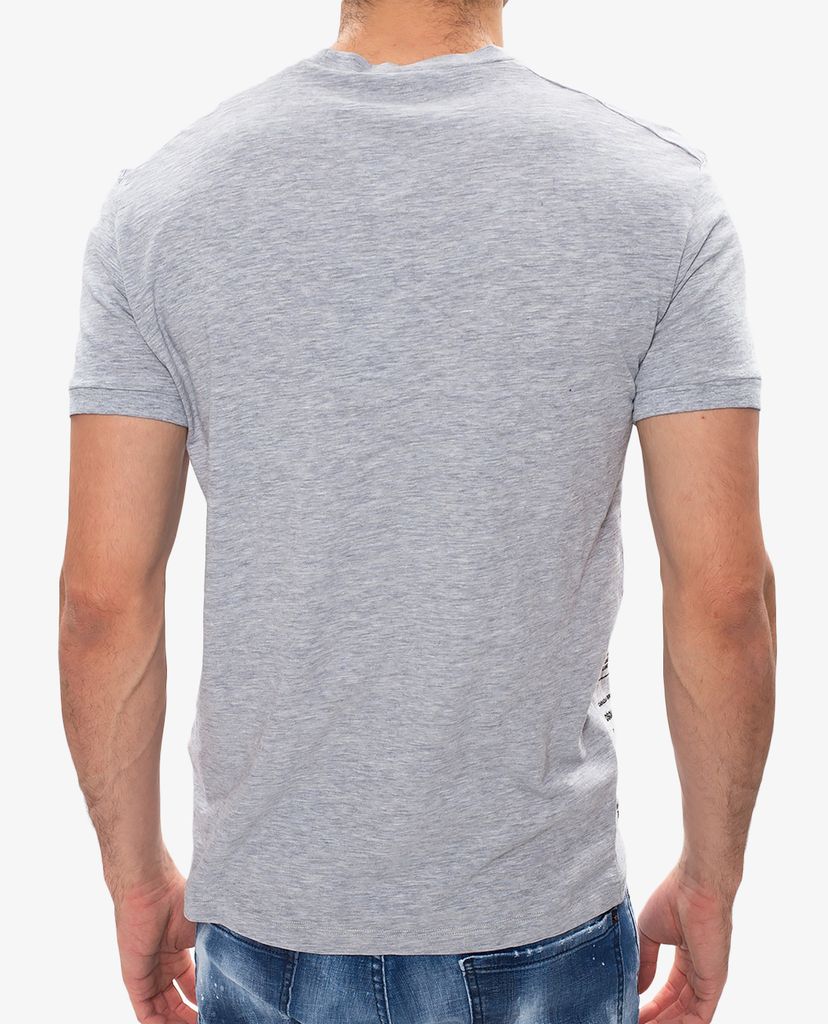 DSQUARED2 - Áo thun nam phom ôm cổ tròn Grey Slim Fit