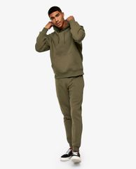 TOPMAN - Quần jogger nam lưng thun Khaki Classic