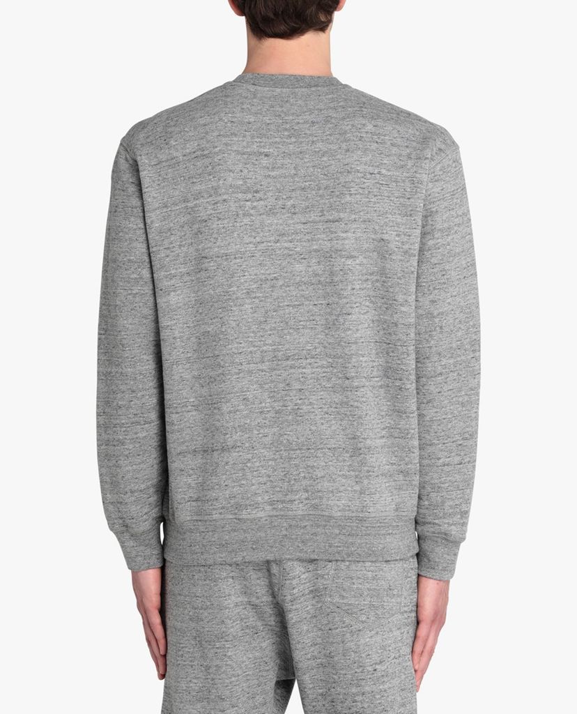 DSQUARED2 - Áo sweatshirt nam cổ tròn tay dài phối chữ in thời trang