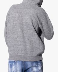 DSQUARED2 - Áo hoodie nam tay dài phối mũ trùm Dsquared2 Leaf