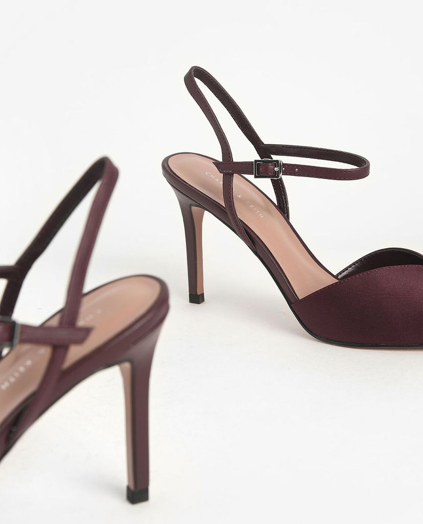 CHARLES & KEITH - Giày cao gót mũi nhọn Ankle Strap Pumps