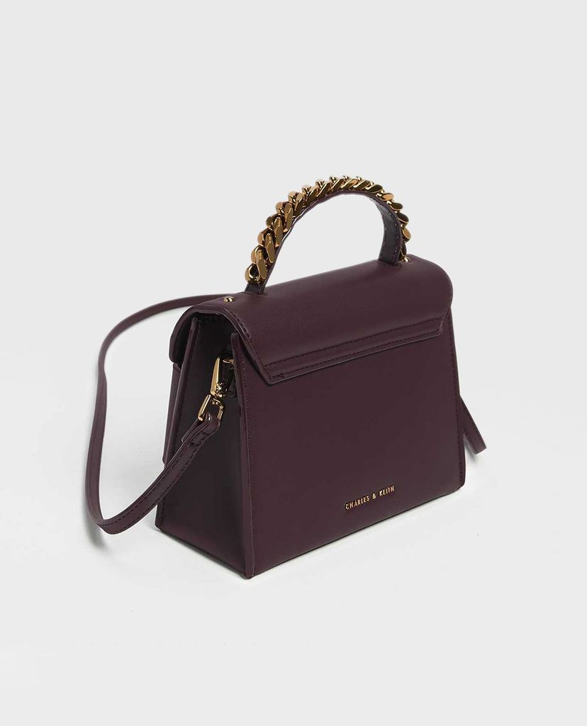 CHARLES & KEITH - Túi xách tay chữ nhật Bow Detail