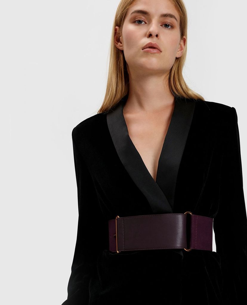 CHARLES & KEITH - Thắt lưng nữ bản rộng Thick Waist