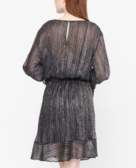 GIGI - Đầm mini cổ V tay dài Asymetric Draped