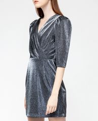 GIGI - Đầm mini cổ V tay lở Wrap Bust