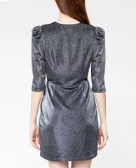 GIGI - Đầm mini cổ V tay lở Wrap Bust