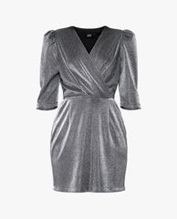 GIGI - Đầm mini cổ V tay lở Wrap Bust
