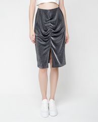 GIGI - Chân váy midi bút chì Ruched Split