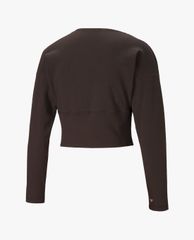 PUMA - Áo croptop nữ cổ V tay dài Train Exhale