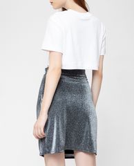 GIGI - Chân váy mini ôm body Draped Front
