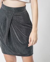 GIGI - Chân váy mini ôm body Draped Front
