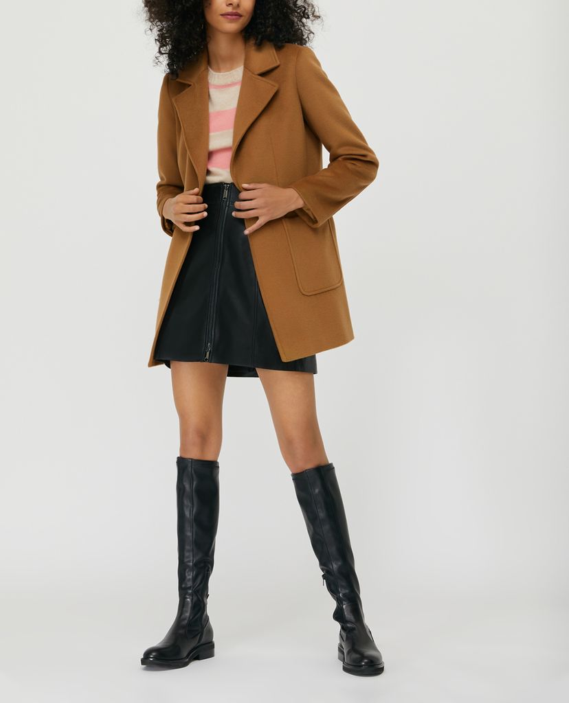MAX&Co. - Áo sweater nữ tay dài cổ tròn Short Wool And Casmere
