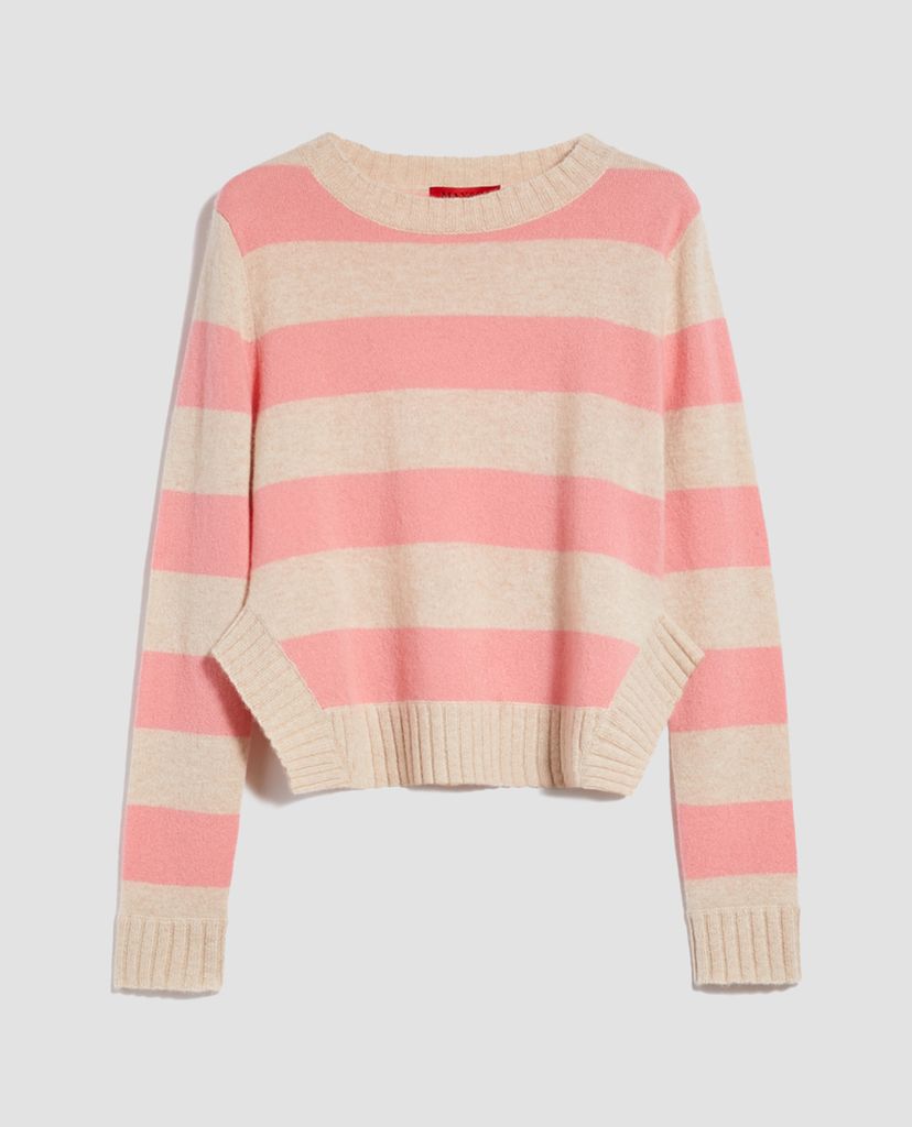 MAX&Co. - Áo sweater nữ tay dài cổ tròn Short Wool And Casmere