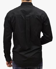 DSQUARED2 - Áo sơ mi nam cổ bẻ tay dài phối kẻ sọc thời trang
