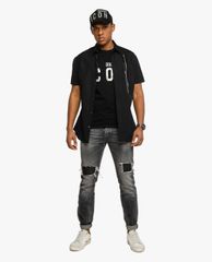 DSQUARED2 - Áo sơ mi nam ngắn tay cổ bẻ Regular Fit
